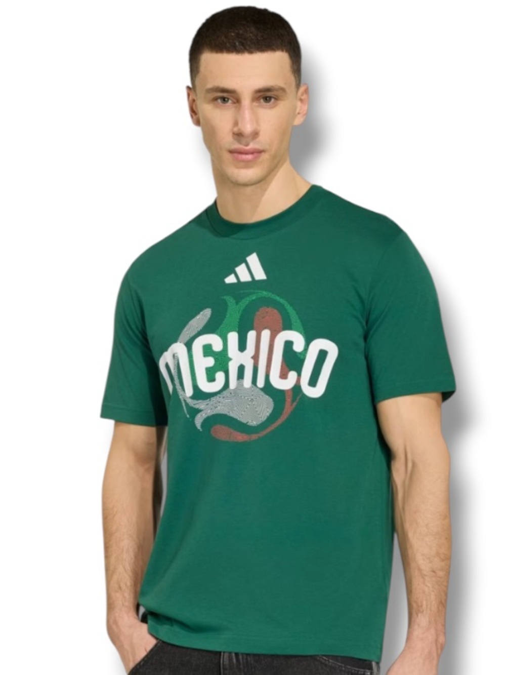Adidas Men’s FIFA World Cup 2026 Mexico Green T-Shirt NWOT